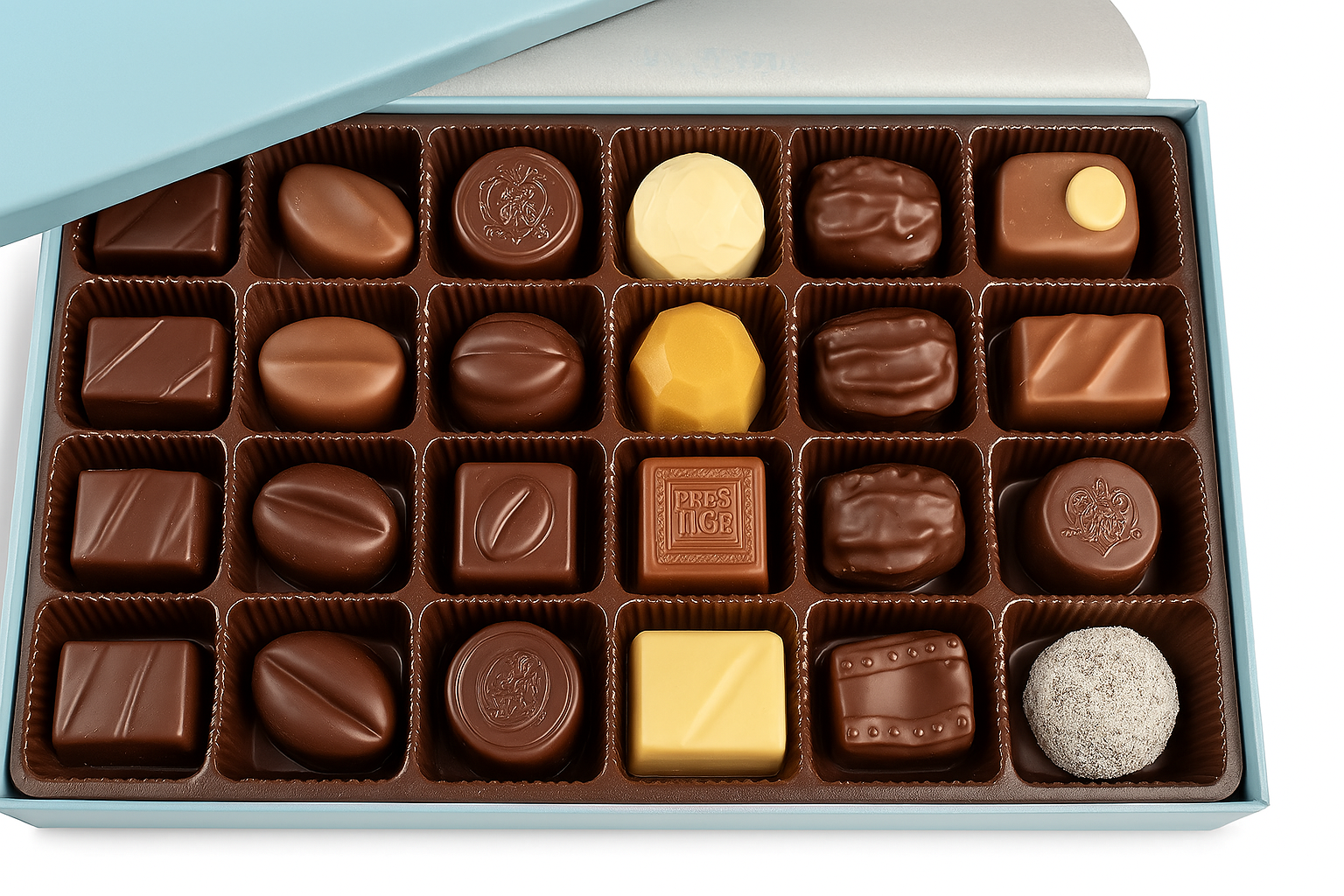 Andy A d 24-Piece Sugar Free Chocolate Truffles: Exquisite Luxury, Flown Fresh from Belgium, Sugar Free Truffles - A Delicious and Healthy Treat