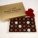 Andy A d Rum, Irish Cream & Kahlua Belgian Chocolate Truffles 16 Pieces, Truffles Gift Box Ideas for Him - Perfect for Any Occasion