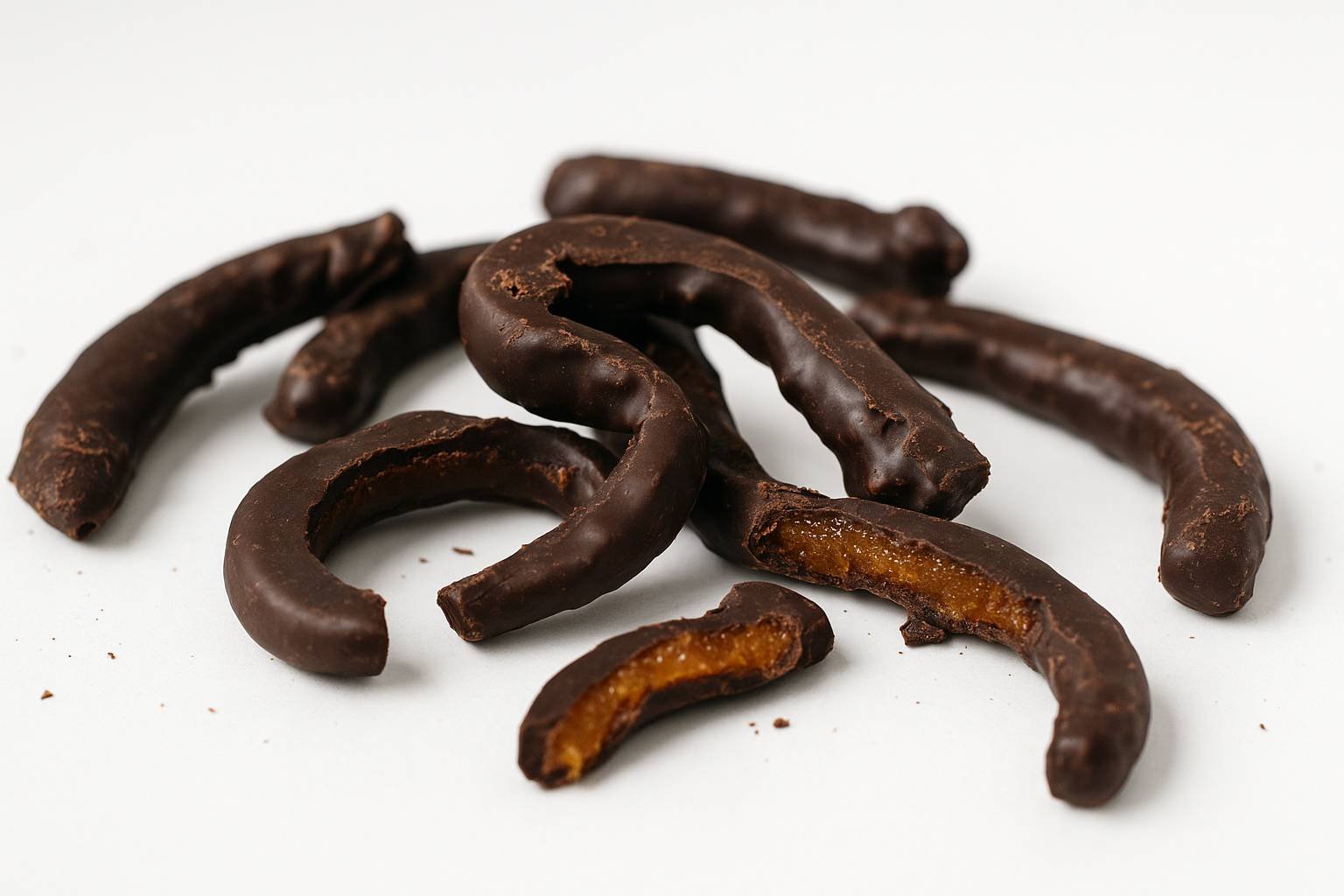 Dark Chocolate Orange Peels Dark Gift Box 1 lb