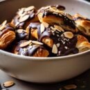 Sugar Free Dark Chocolate Almond Croissants | Handcrafted Guilt-Free Treats