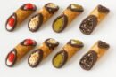 Chocolate Cannoli Italian Sicilian Creamy Dessert 4 Flavors 8 Pcs