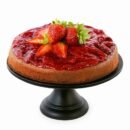 Andy A d Chocolate Strawberry Cheesecake 9" with Real Chocolate Truffles: Cheese Cake Delivered  Home Made  (2.8 lbs)