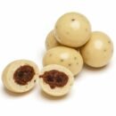 Andy A d Belgian White Chocolate Covered Espresso Beans 1 lbs, Decadent Treats to Satisfy Your Cravings, Sweet Surprise: Chocolate Gift Box for Friends and Family