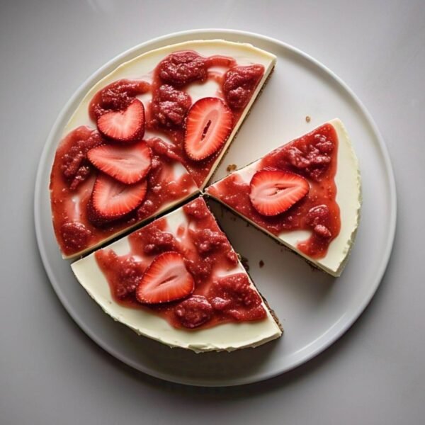 Andy A d Gluten-Free Strawberry Cheesecake 9" - Melt-in-Your-Mouth Cheesecake Near Me (3.4 lbs) - Image 4