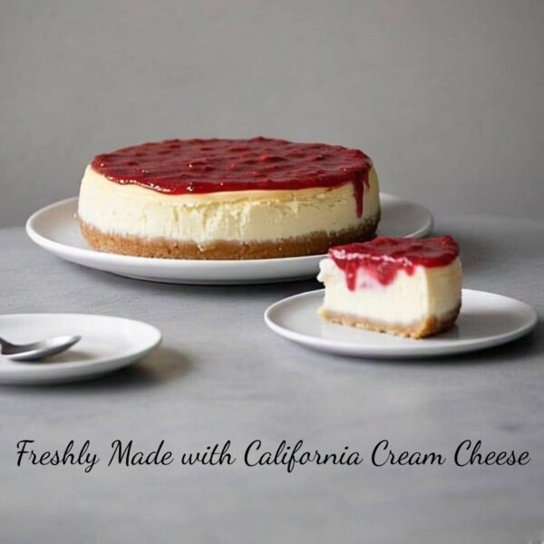Andy A d Gluten-Free Strawberry Cheesecake 9" - Melt-in-Your-Mouth Cheesecake Near Me (3.4 lbs) - Image 5