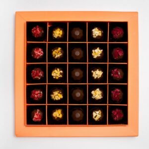 Chocolate Truffles Paris Artisan Assorted Gift Box 25 Pcs 8 oz